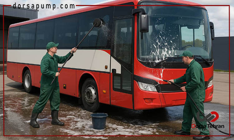 روش های نظافت اتوبوس – تجهیزات شستشوی اتوبوس
