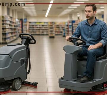 اسکرابر دستی یا سرنشین‌ دار