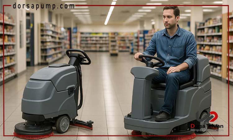 اسکرابر دستی یا سرنشین‌ دار