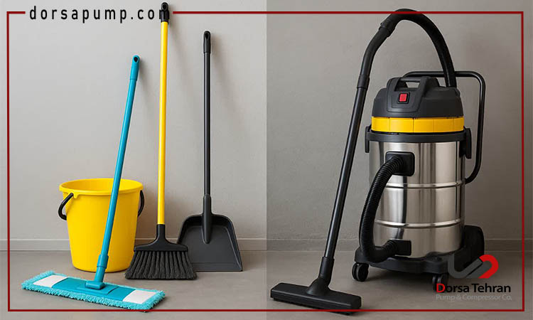 تفاوت بین تجهیزات نظافت خانگی و صنعتی 1 تفاوت بین تجهیزات نظافت خانگی و صنعتی