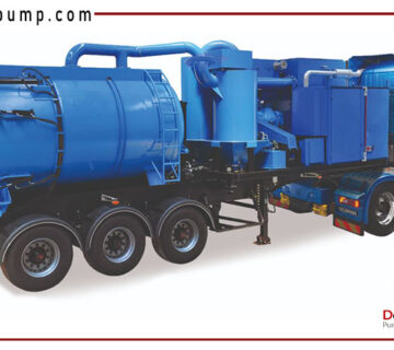 کاربرد دستگاه های وکیوم لودر برای تخلیه لجن و مواد مرطوب