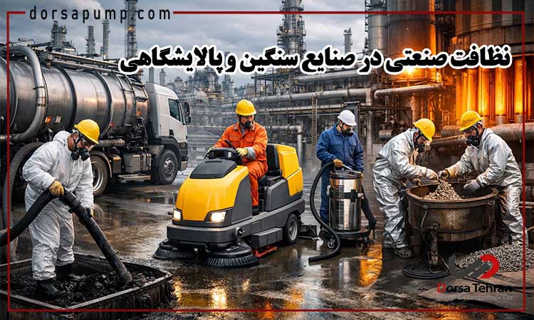 نظافت صنعتی در صنایع سنگین و پالایشگاهی 1 نظافت صنعتی در صنایع سنگین و پالایشگاهی