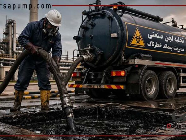 تخلیه لجن صنعتی و مدیریت پسماند خطرناک
