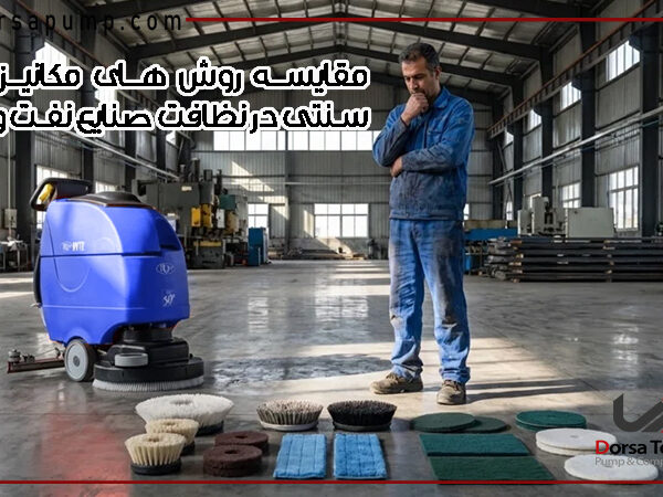 مقایسه روش های مکانیزه و سنتی در نظافت صنایع نفت و گاز