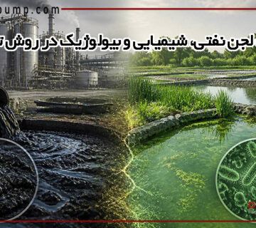 تفاوت لجن نفتی، شیمیایی و بیولوژیک در روش تخلیه