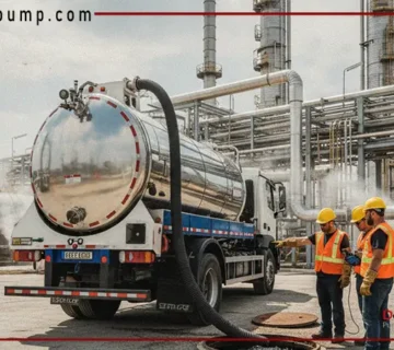 دستگاه وکیوم لاری راهکار تخصصی تخلیه لجن