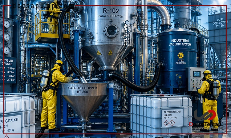 تجهیزات مورد استفاده در Catalyst Handling
