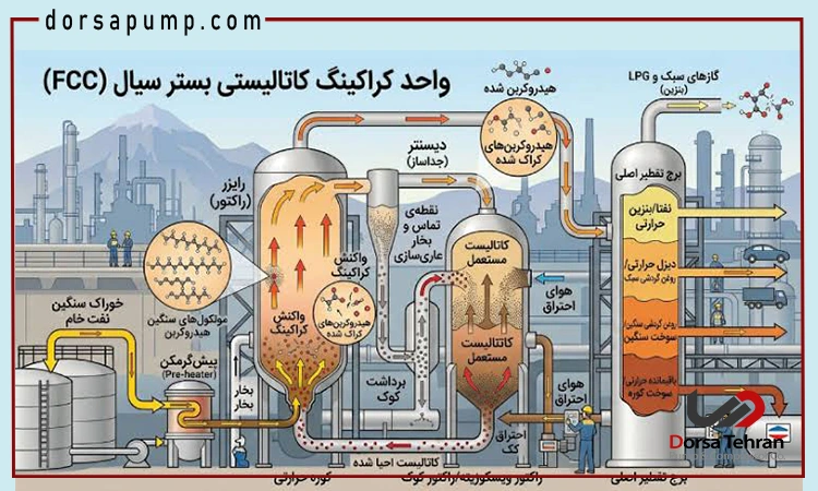 واحدهای هیدروکراکینگ و هیدروتریتینگ و کاتالیست هندلینگ